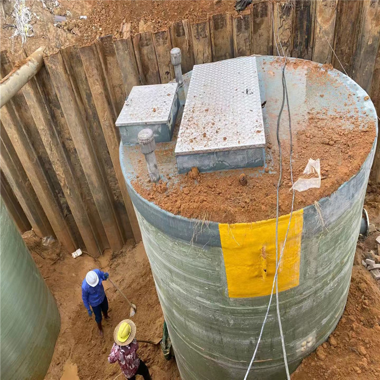 一体化污水提升泵站 预制泵站厂家 化粪池生活污水处理泵站