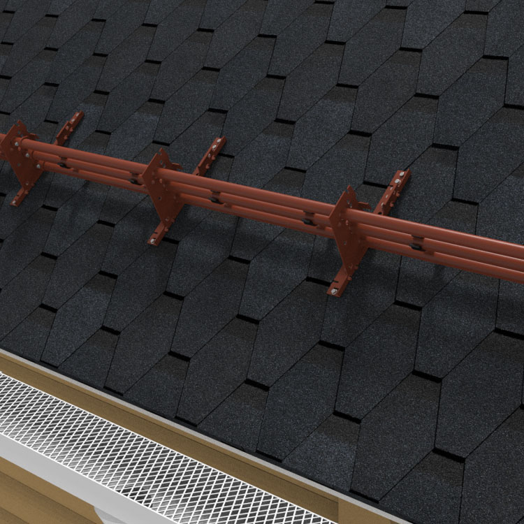 沥青瓦屋面挡雪装置 挡雪杆 挡雪栅栏 江苏伯尔特 根据客户需求定制